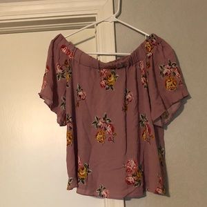Off the shoulder top